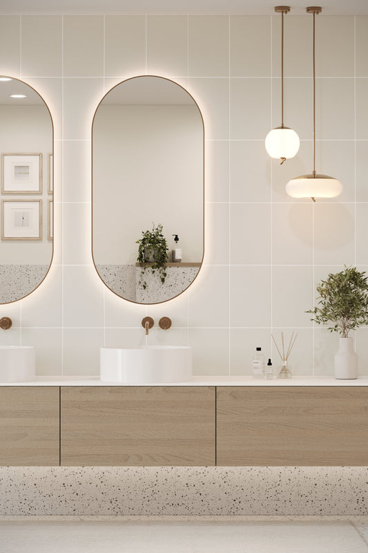 Large Tile Light Grey (300mm x 200mm)