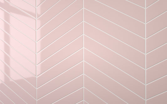 Chevron Pastel Pink (345mm x 75mm)