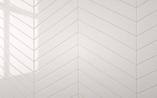 Chevron White (345mm x 75mm)