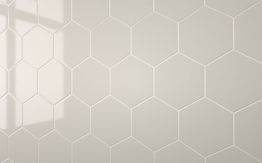Hexagon Light Grey (160mm x 185mm)