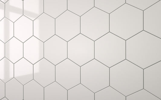 Hexagon White (160mm x 185mm)