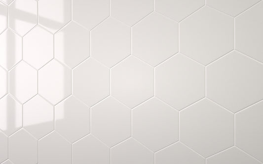 Hexagon White (160mm x 185mm)