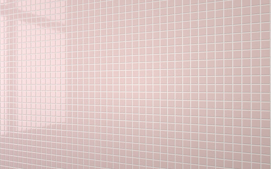 Mosaic Tile Pastel Pink (25mm x 25mm)