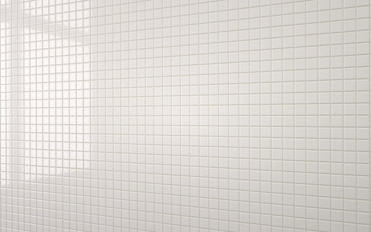 Mosaic Tile White (25mm x 25mm)