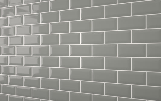 Bevel Metro Tile Dark Grey (150mm x 75mm)