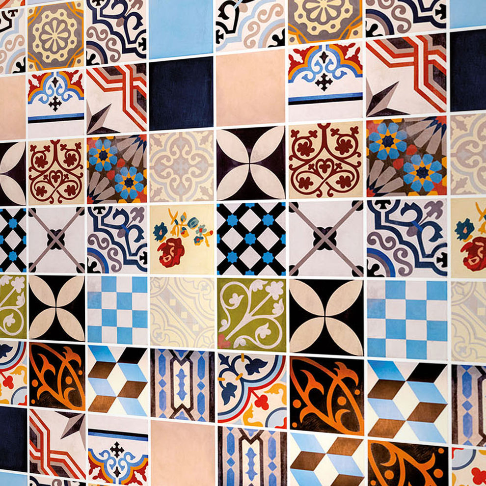 100 Tile Porto Design Wall Panel (1220x2440mm) - Reco Surfaces
