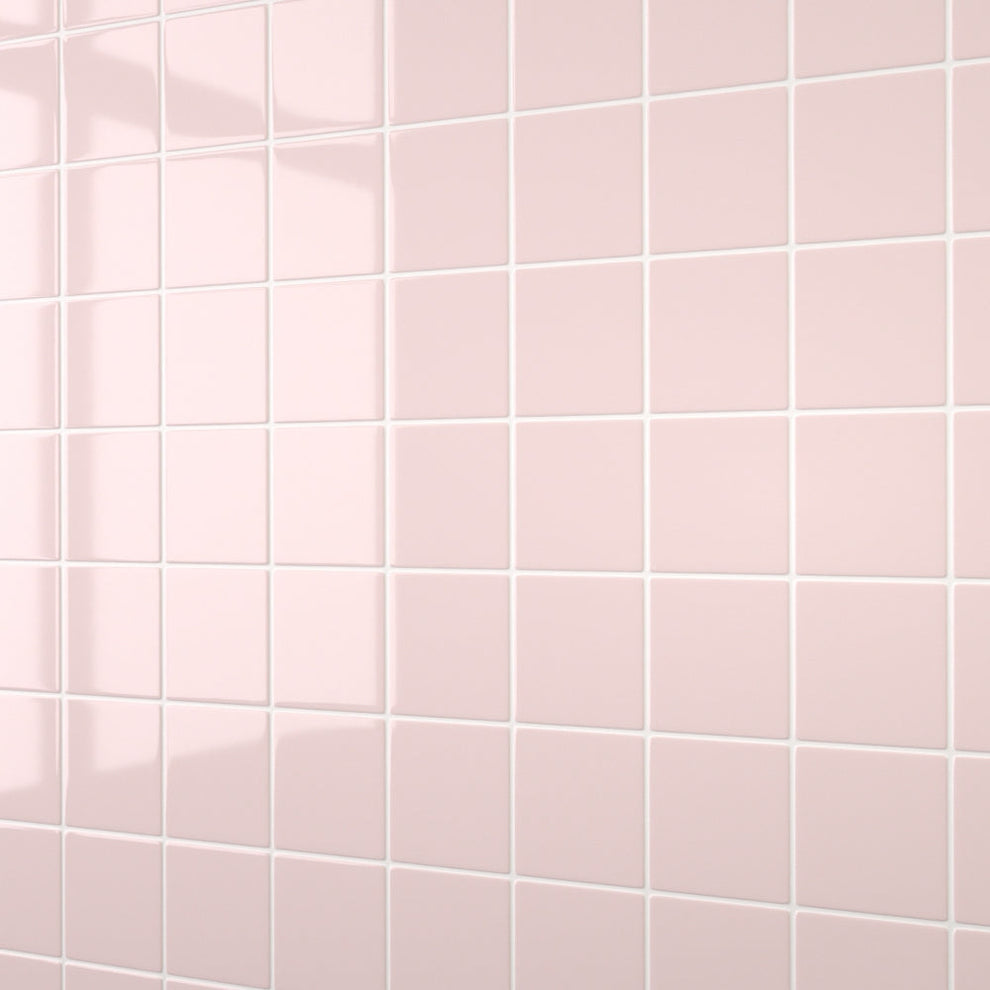 100 Tile Pastel Pink Wall Panel - Reco Surfaces