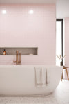 Small Flat Metro Pastel Pink (150mm x 75mm)
