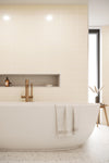 Flat Metro Large Linear Tile Sand (300mm x 100mm)