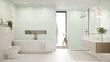 Chevron Glass Green (345mm x 75mm)