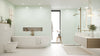 Hexagon Glass Green (160mm x 185mm)