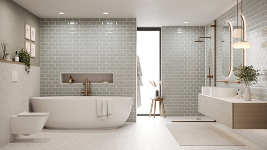 Bevel Metro Tile Dark Grey (150mm x 75mm)