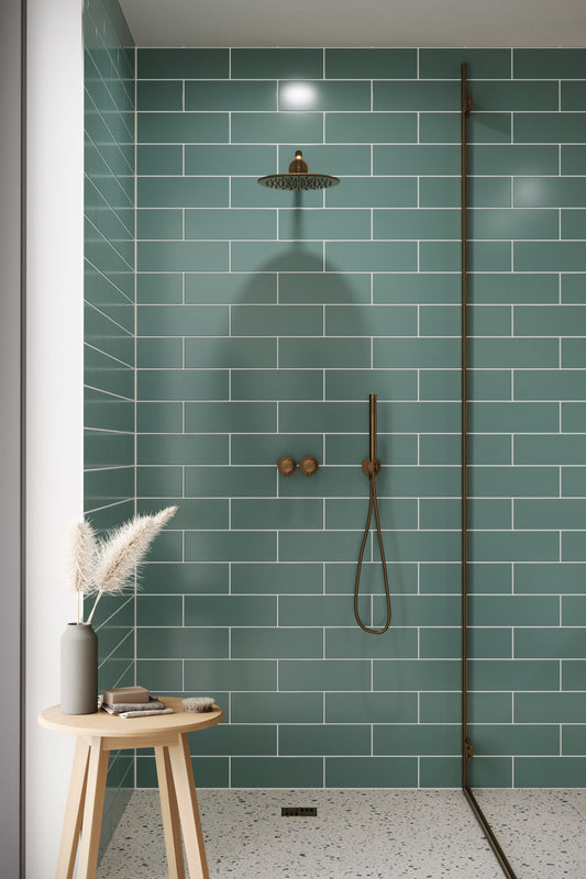 Flat Metro Large Brick Tile Hampton (300mm x 100mm)