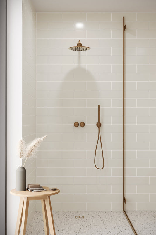 Flat Metro Large Brick Tile Light Grey (300mm x 100mm)