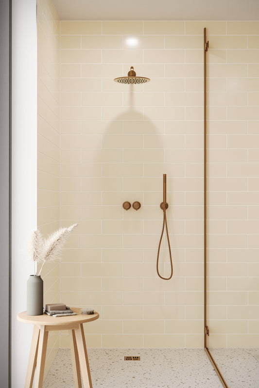 Flat Metro Large Brick Tile Sand (300mm x 100mm)