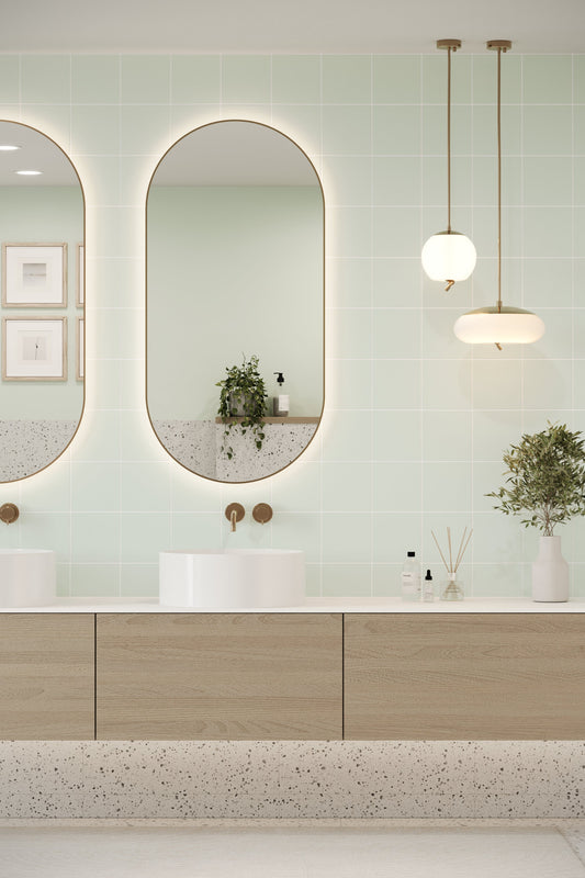 Standard Tile Glass Green (150mm x 150mm)