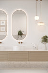 Chevron White (345mm x 75mm)