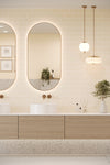Bevel Metro Tile Sand (150mm x 75mm)
