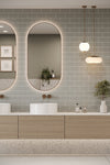 Small Flat Metro Dark Grey (150mm x 75mm)