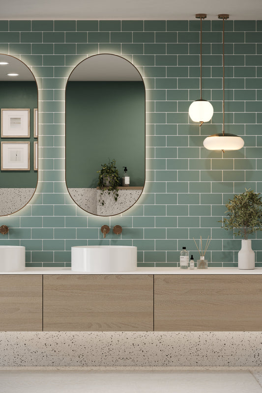 Small Flat Metro Hampton (150mm x 75mm)