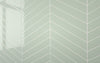 Chevron Glass Green (345mm x 75mm)