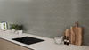 Hexagon Dark Grey (160mm x 185mm)