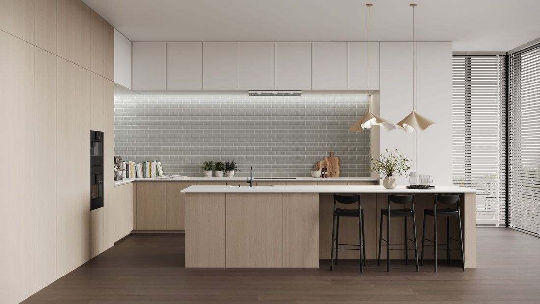 Bevel Metro Tile Wall Panel Dark Grey - Reco Surfaces