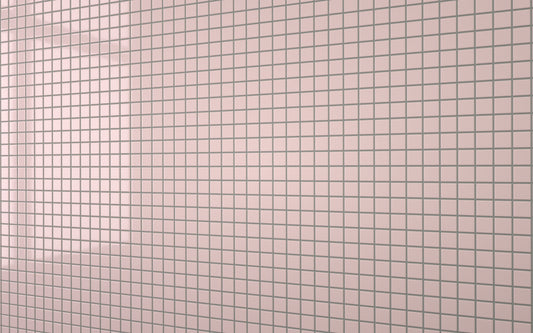 Mosaic Tile Pastel Pink (25mm x 25mm)