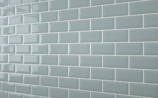 Bevel Metro Tile - Duck Egg Blue