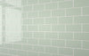 Small Flat Metro Glass Green (150mm x 75mm)