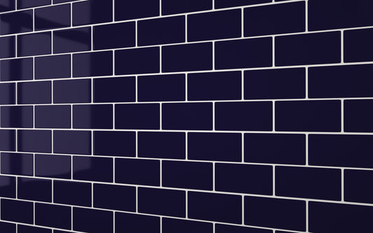 Small Flat Metro - Navy Blue