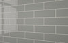 Flat Metro Large Brick Tile Dark Grey (300mm x 100mm)