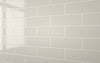 Flat Metro Large Brick Tile Light Grey (300mm x 100mm)