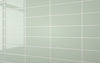 Flat Metro Large Linear Tile Glass Green (300mm x 100mm)