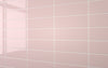 Flat Metro Large Linear Tile Pastel Pink (300mm x 100mm)