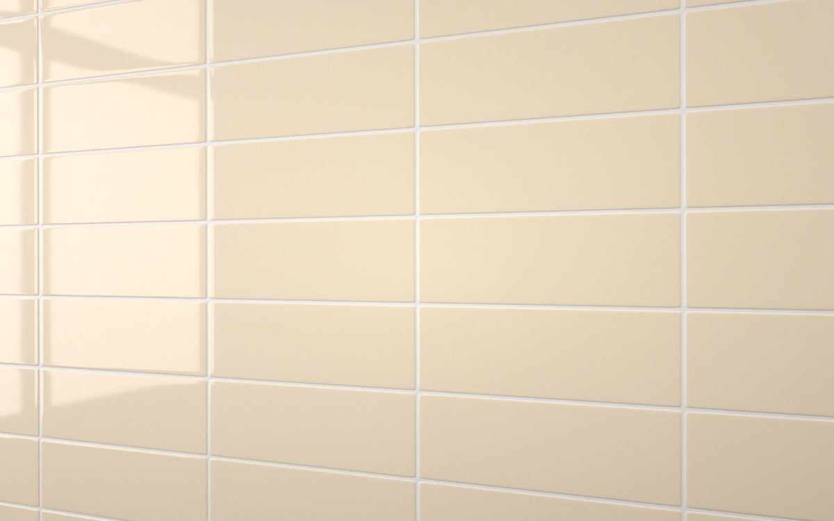 Linear Tiling Flat Metro Large Linear Tile Sand Wall Panel - Reco Surfaces