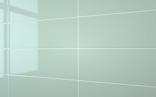 Metro Long Tile Glass Green (600mm x 200mm)